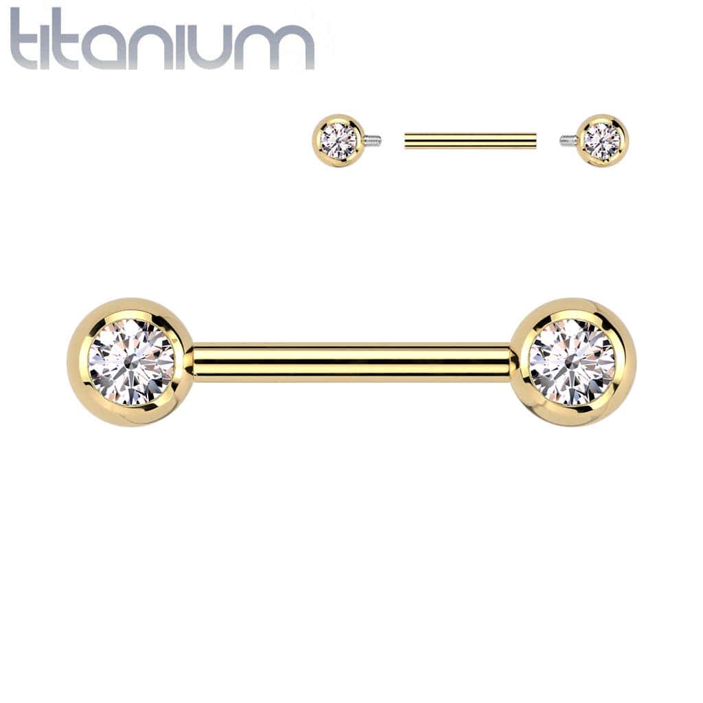 Barbell Nipple Color Gems1 - Keepsake Custom Tattoo Jewelry