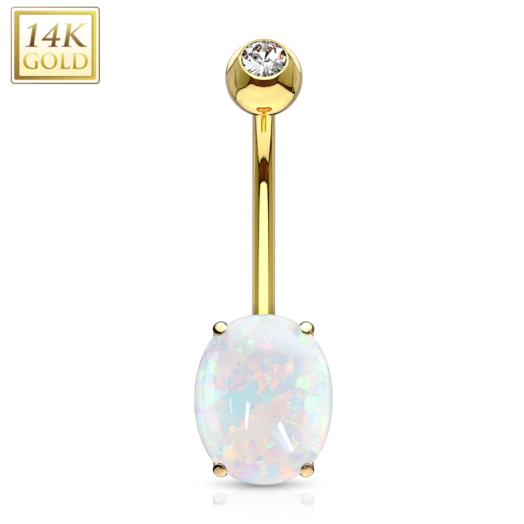 Belly Gem Opal Goldlg