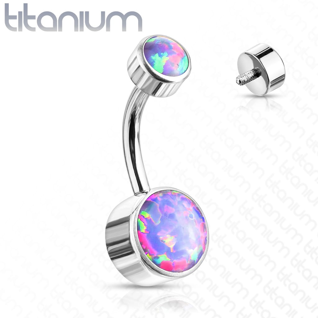 Belly Opal Bezel Titanium