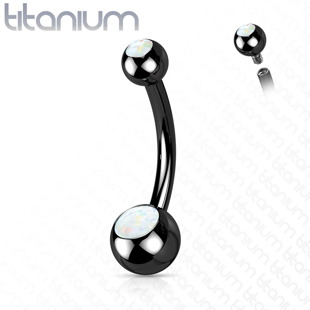 Belly Opal Bezel Titanium