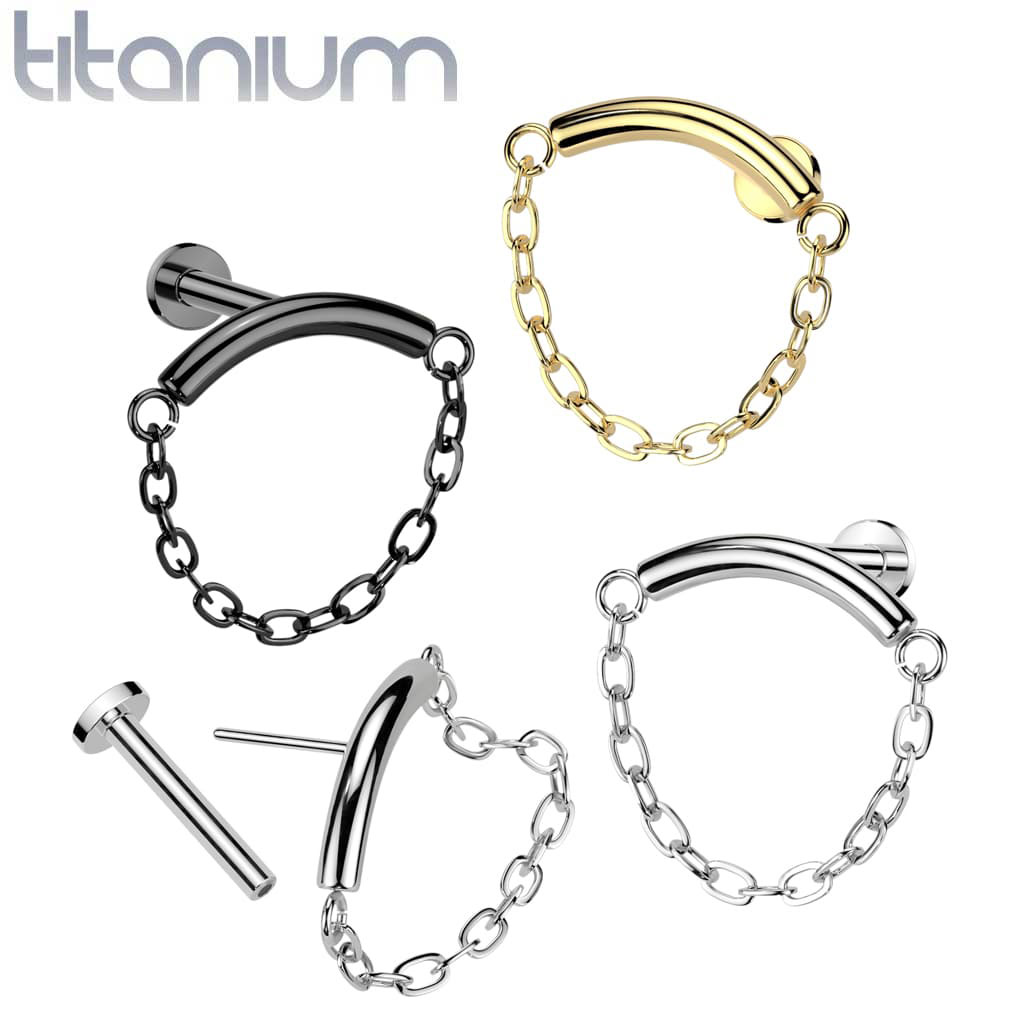 Climber Curved Chain Titanium