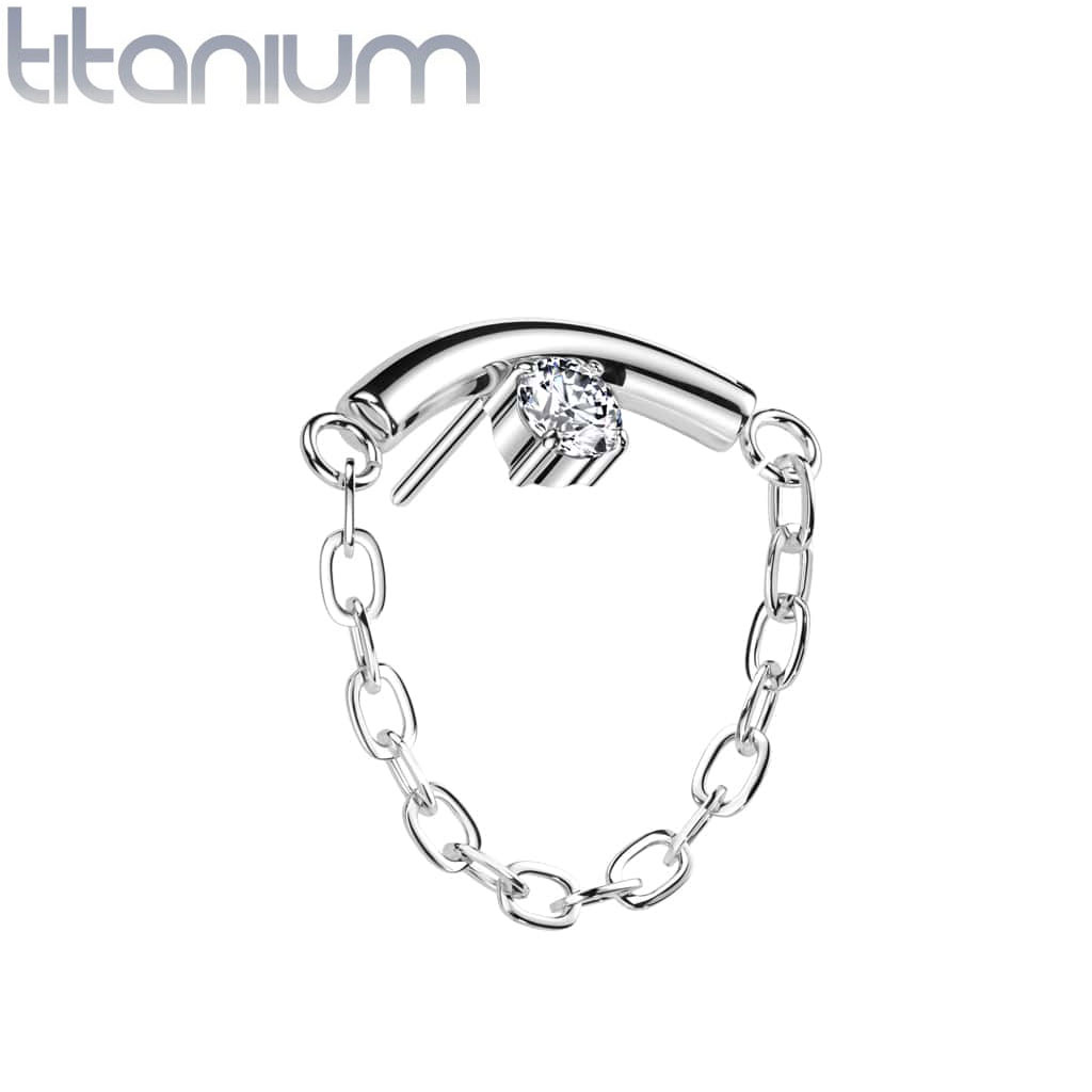 Climber Double Chain Gem Titanium2