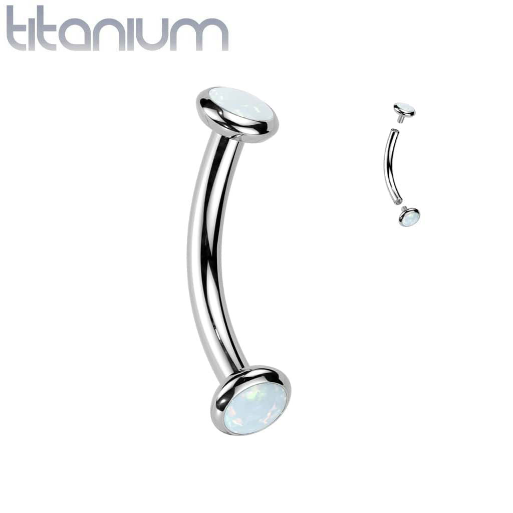 Curved Opals Dome Titanium