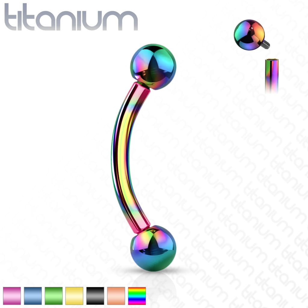 Curved Tiedye Titanium