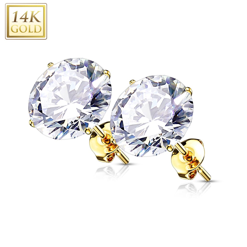 Ear Studs Gold1