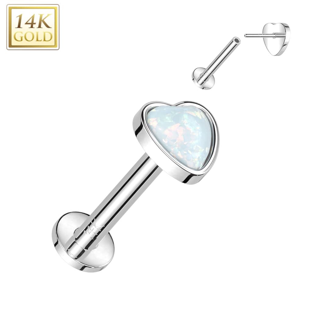 Heart Labret Gold4