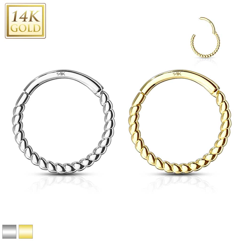 Hoop Braided Gold