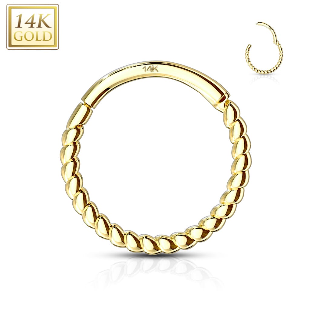 Hoop Braided Gold1