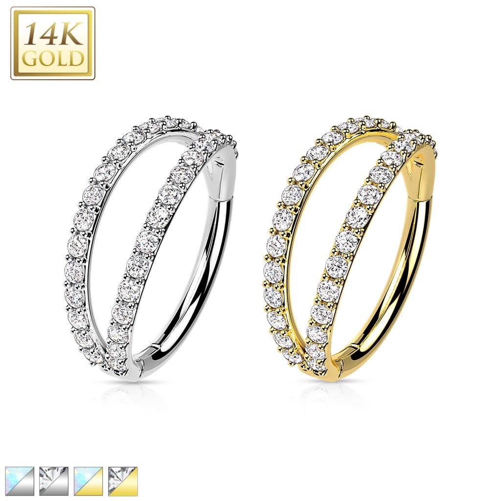 Hoop Double Gold