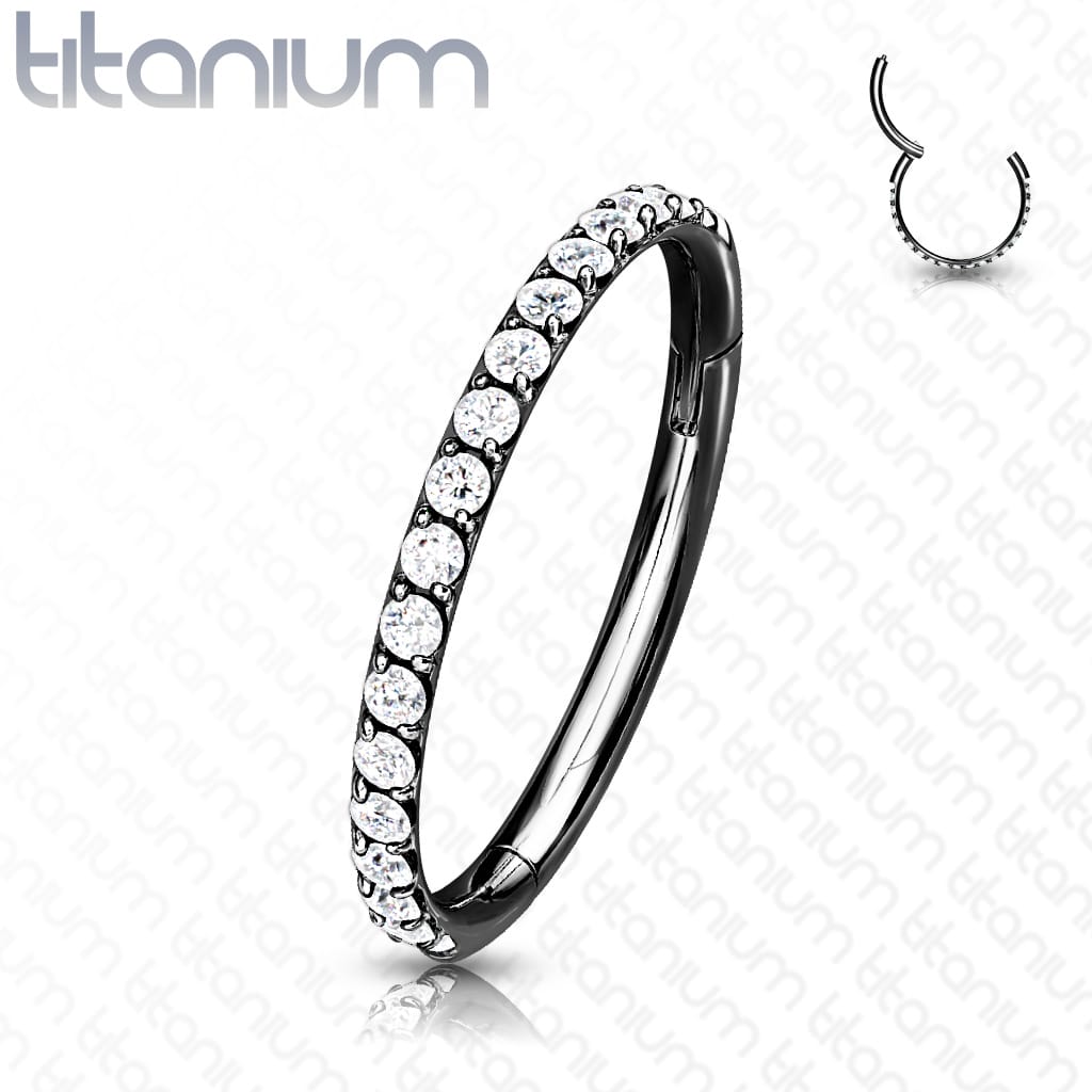 Hoop Gem Side Titanium3