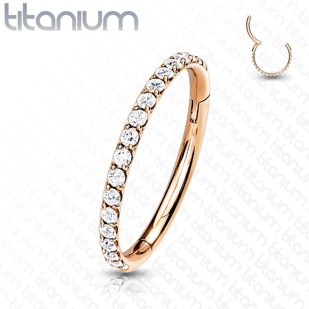 Hoop Gem Side Titanium4