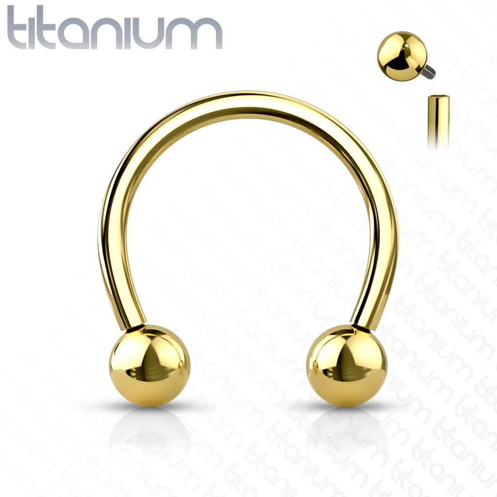 Horseshoe Color Titanium