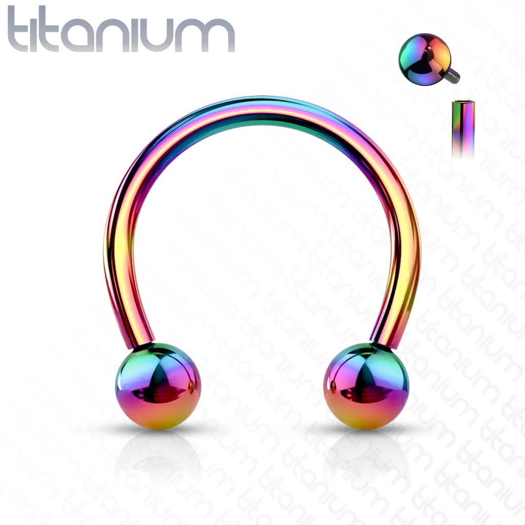 Horseshoe Color Titanium