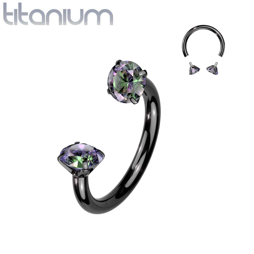 Horseshoe Gems Titanium