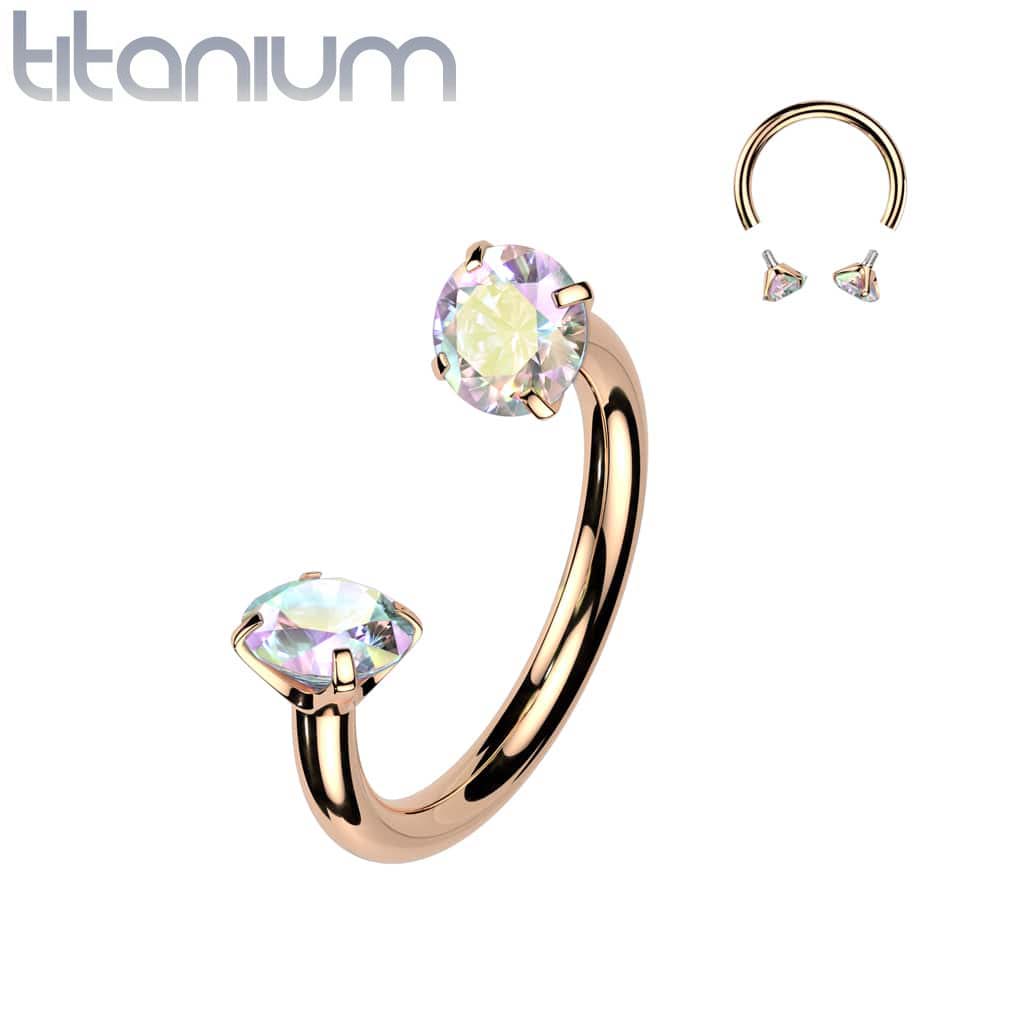 Horseshoe Gems Titanium