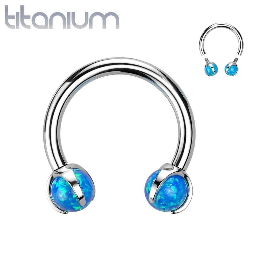 Horseshoe Opal Titanium