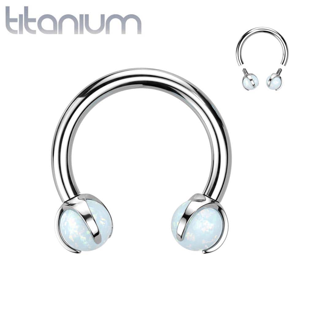 Horseshoe Opal Titanium