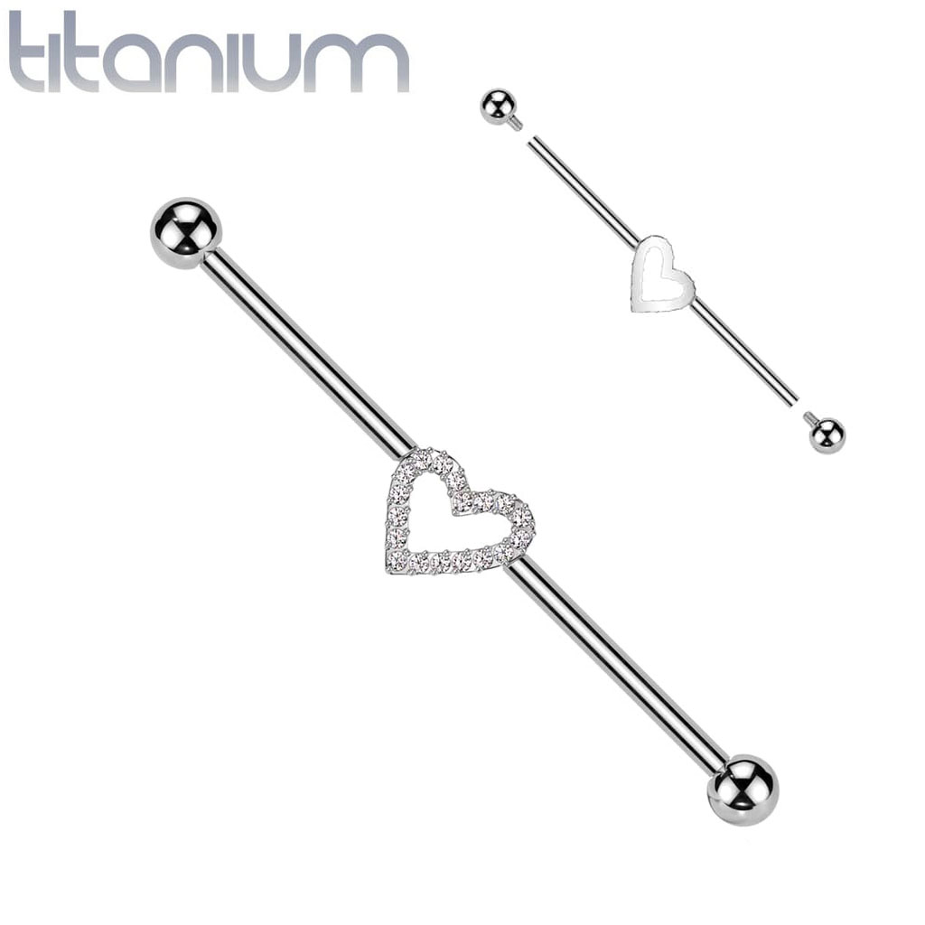 Industrial Heart Gems Titanium