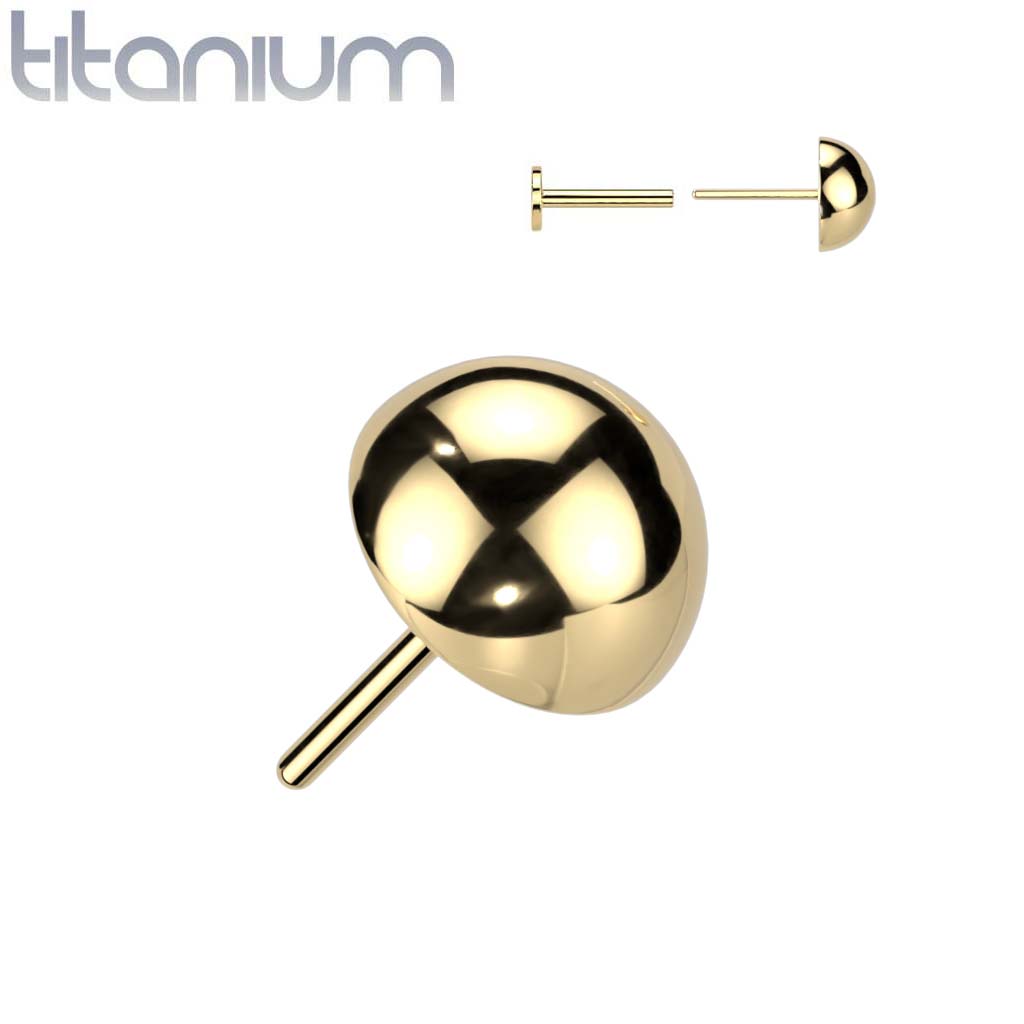Labret Dome Titanium1