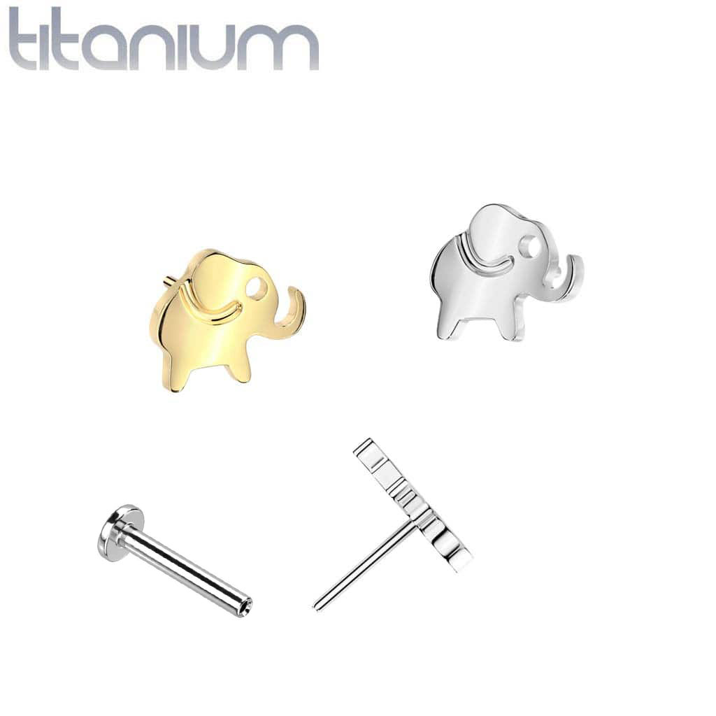 Labret Elephant Titanium