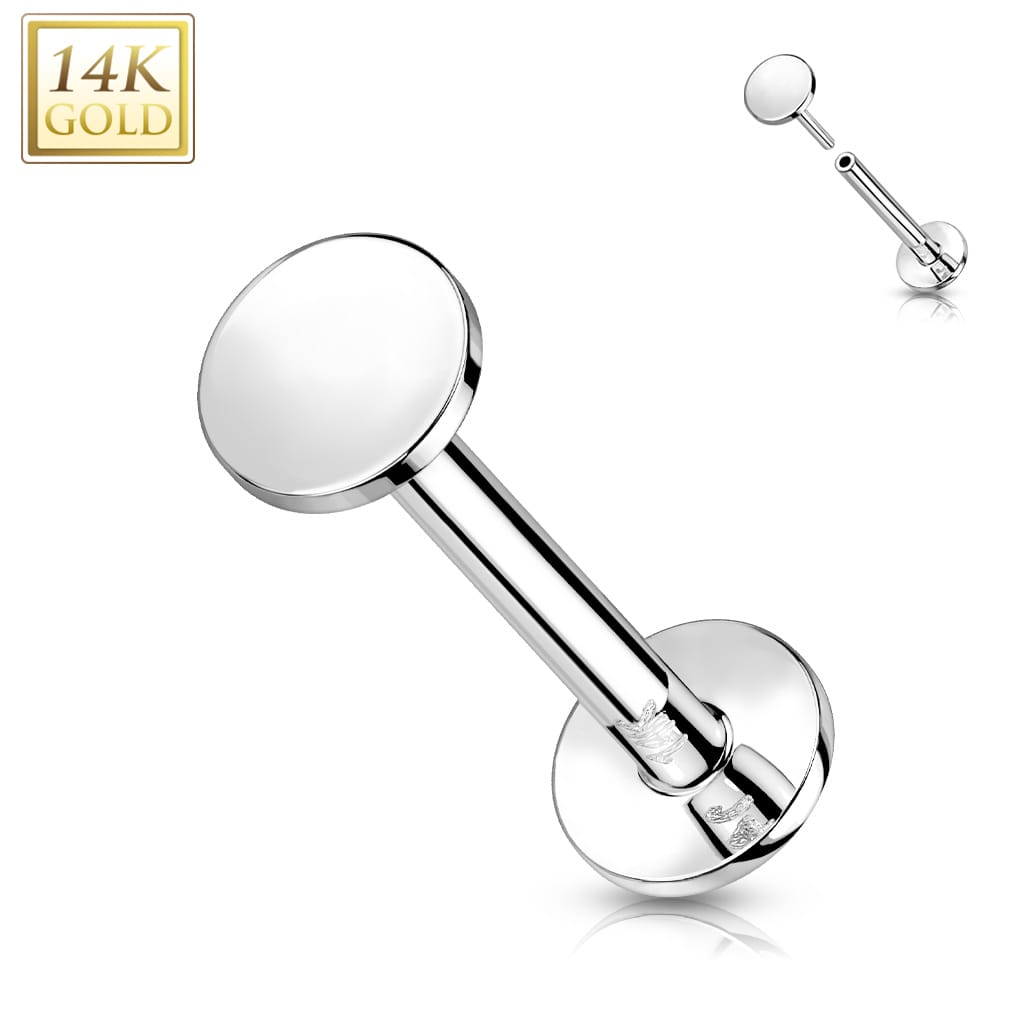 Labret Flat Gold2