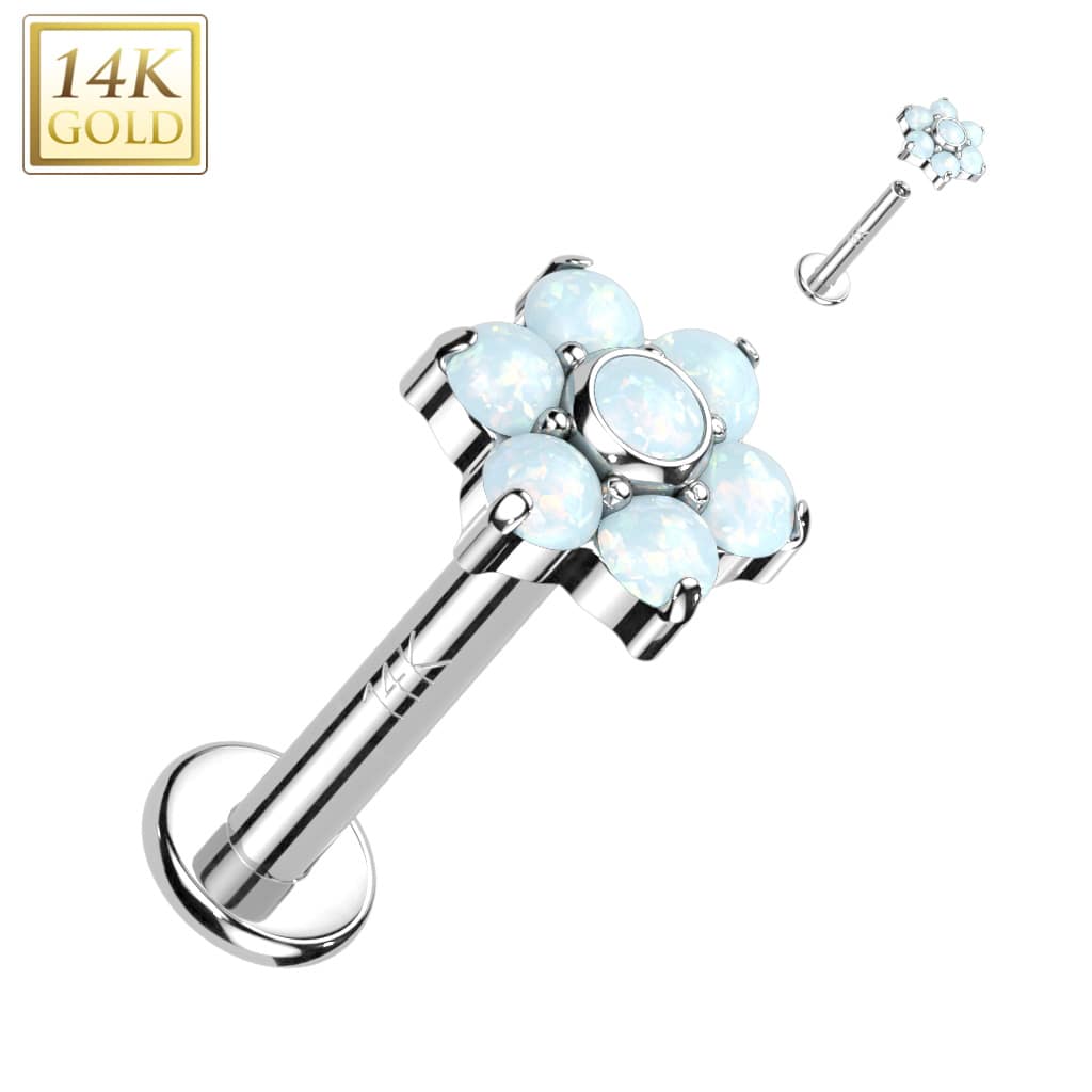 Labret Flower Gold4