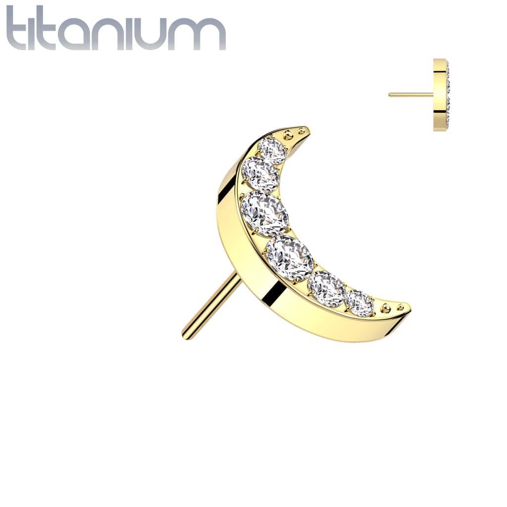 Labret Moon Gems Titanium1