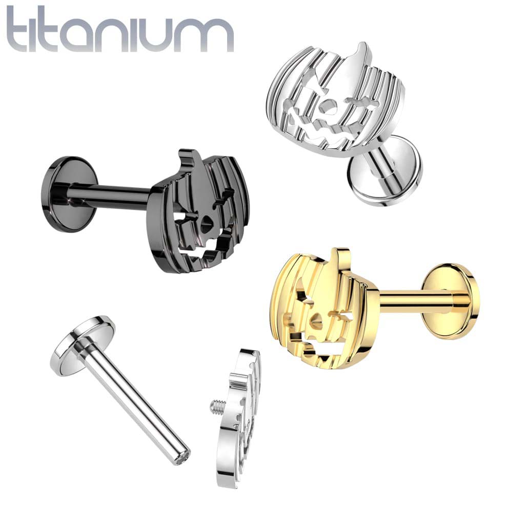 Labret Pumpkin Titanium