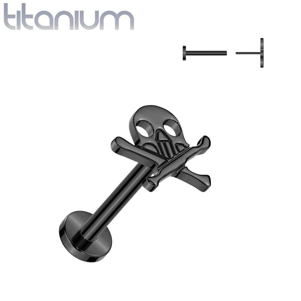 Labret Skullbones Titanium3