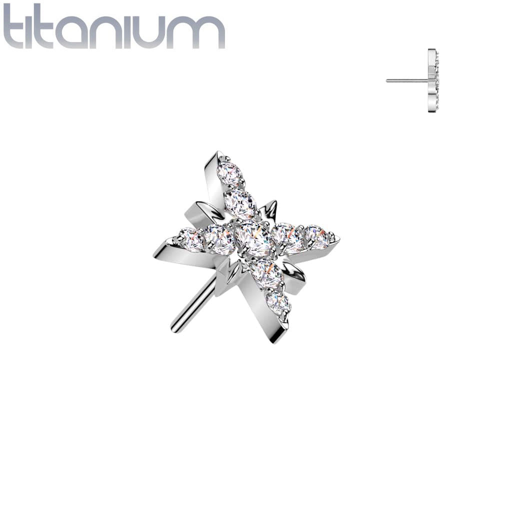 Labret Star Gems Titanium2