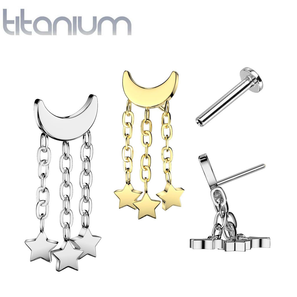 Moon Chains Stars Titanium