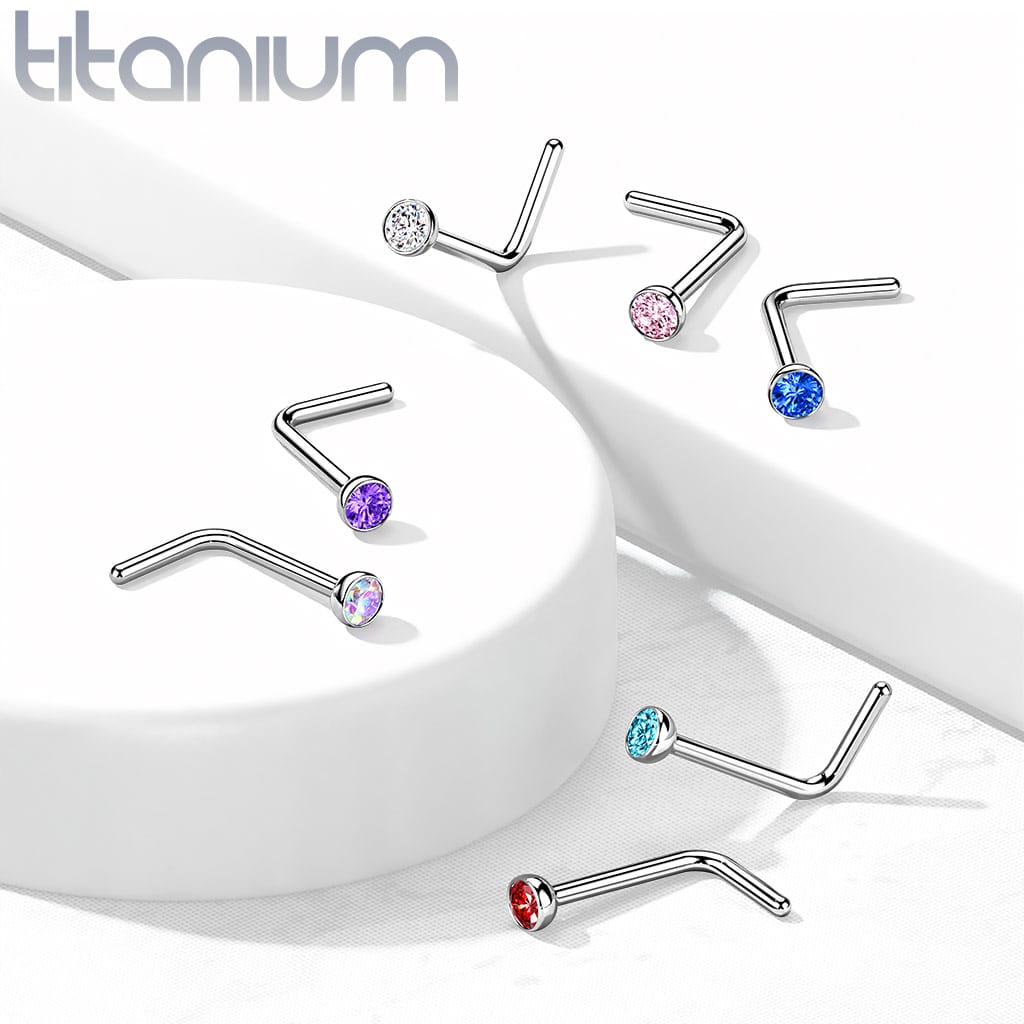 Nose L Gem Titanium