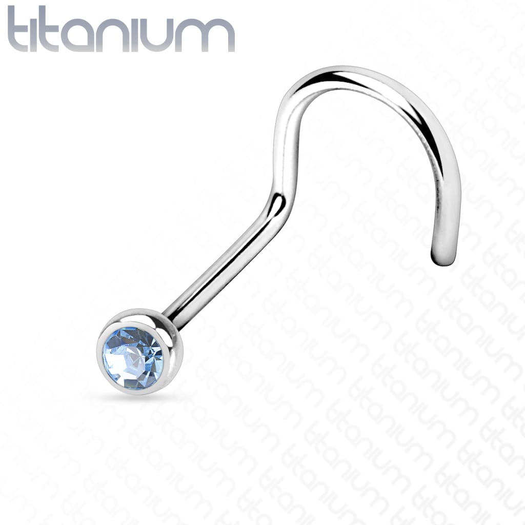 Nose Screw Gem Titanium11
