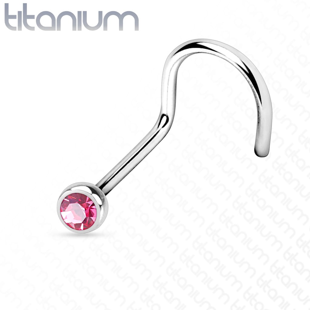 Nose Screw Gem Titanium3