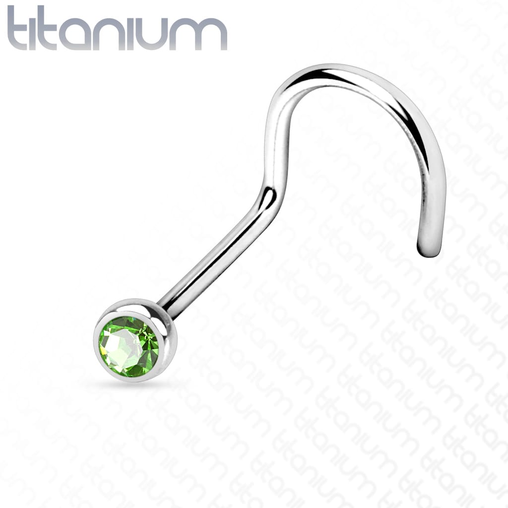 Nose Screw Gem Titanium5