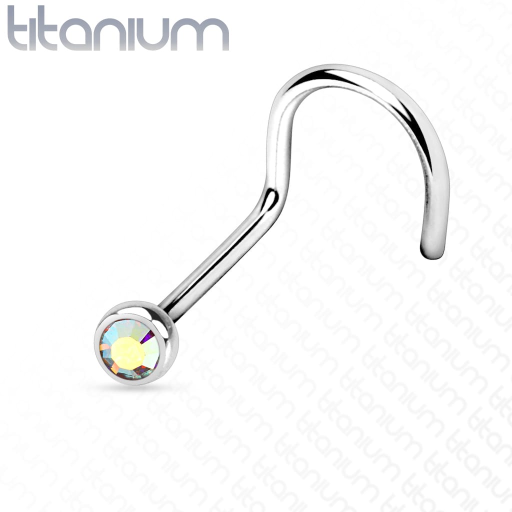 Nose Screw Gem Titanium9