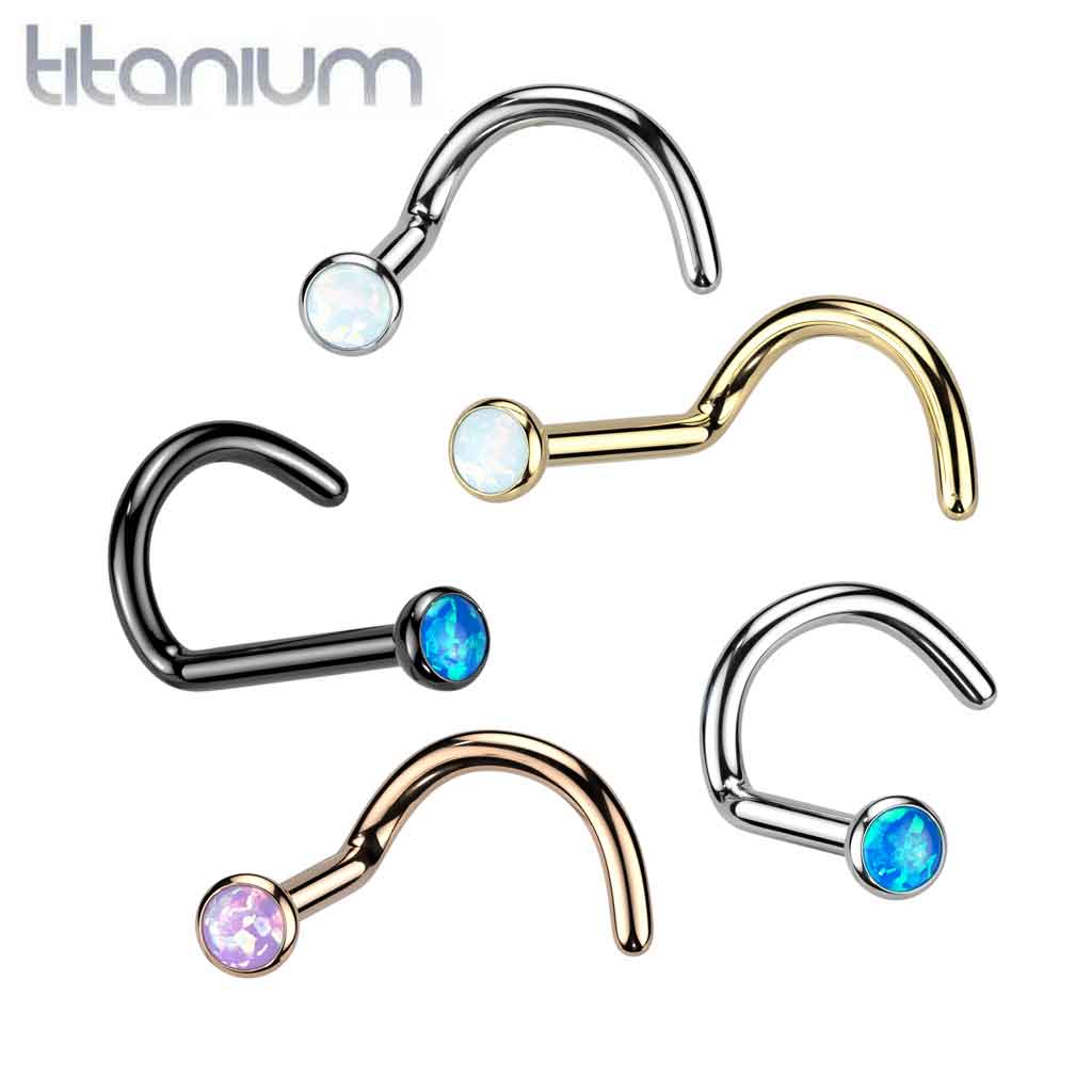 Nose Screw Opal Titanium