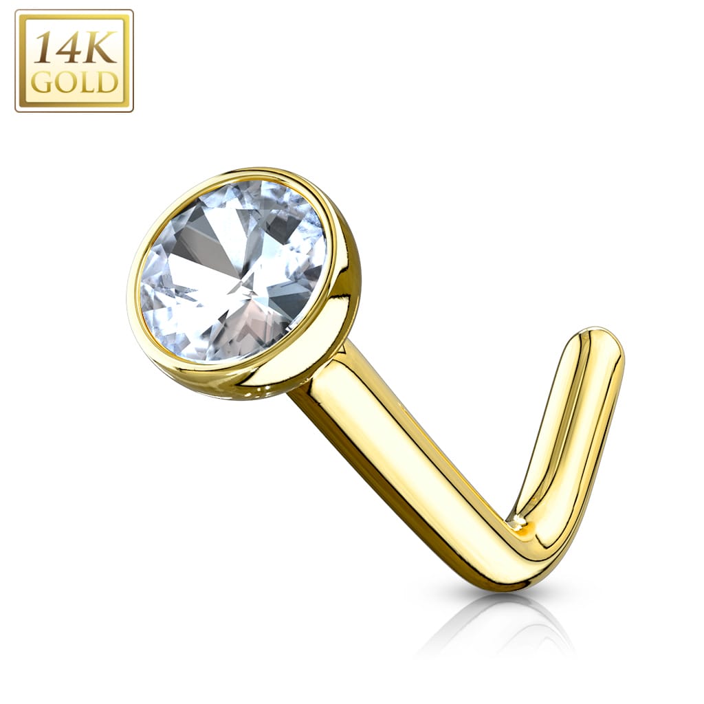 Nose Stud L Gem Gold1